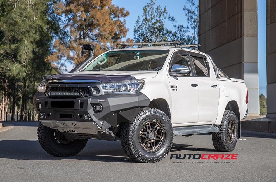 TOYOTA HILUX N80 4WD SPY XD 2 SATIN BLACK DARK TINT 